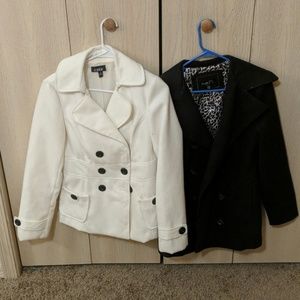 Two Peacoats, Sz Med (A Byer/Rue 21)